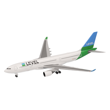 Preview: Herpa Wings Flugzeugmodell Level Airbus A330-200 (1:500)